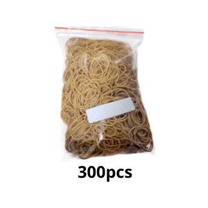 Premium Elastic Rubber Bands (300-Piece Pack)
