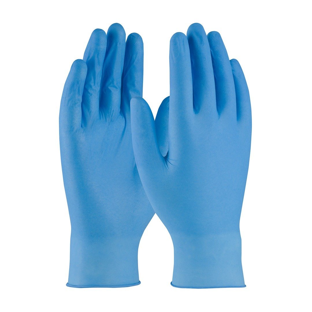 Disposable Powder-Free Nitrile Gloves (Size Medium, Ambisafety) 200