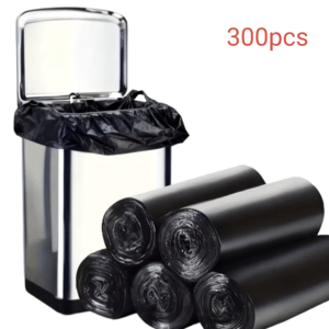 Heavy-Duty Black Drawstring Bin Liners (200-Count Value Box)