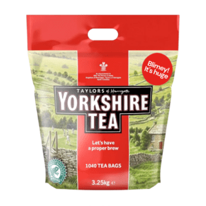 Taylors of Harrogate Yorkshire Tea, Bulk Catering Pack, 1040 Tea Bags, 3.25kg Extra Large Bag