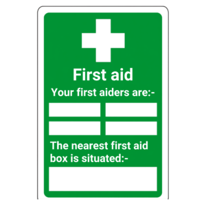 1st aid poster