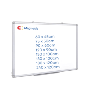 Magnetic Office Whiteboard with Aluminium Frame 120/90