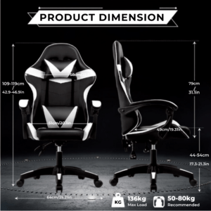 Ergonomic Office Task Chair with Contoured Mesh Back