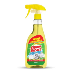 Elbow Grease All Purpose Degreaser Spray (500ml) – Solvent Free Power Performance Cleaner for Fabrics, Metals & Plastics