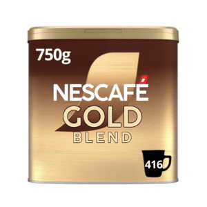 Nescafe Gold Blend Instant Coffee Tin - Premium Roasted Coffee Beans, 750g (Makes Approx. 416 Mugs)