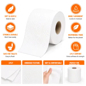 Cuddle Soft Toilet Rolls Eco-Friendly Pack (120 Rolls)