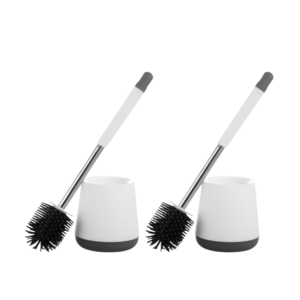 Wall-Mounted Toilet Cleaning Brush & Holder Set (Set of 2)