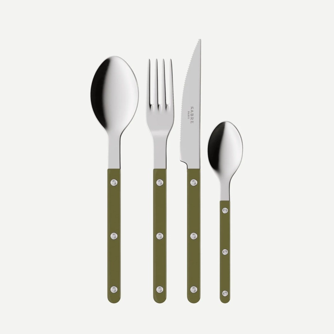 Stainless Steel Cutlery & Flatware Set (Knife, Fork, Spoons)