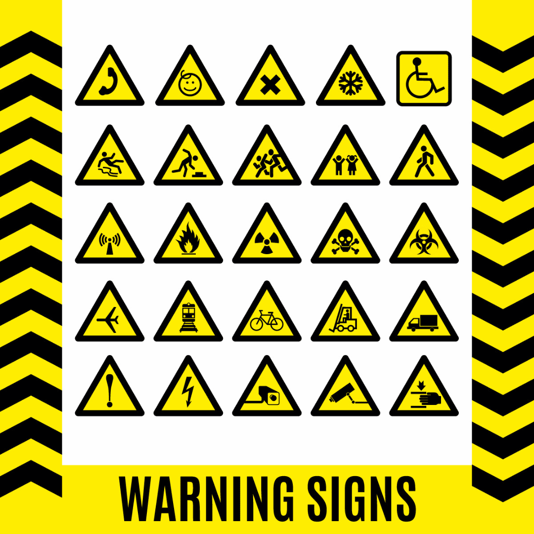 Self-Adhesive "CCTV in Operation" Yellow Warning Sign pack of 6